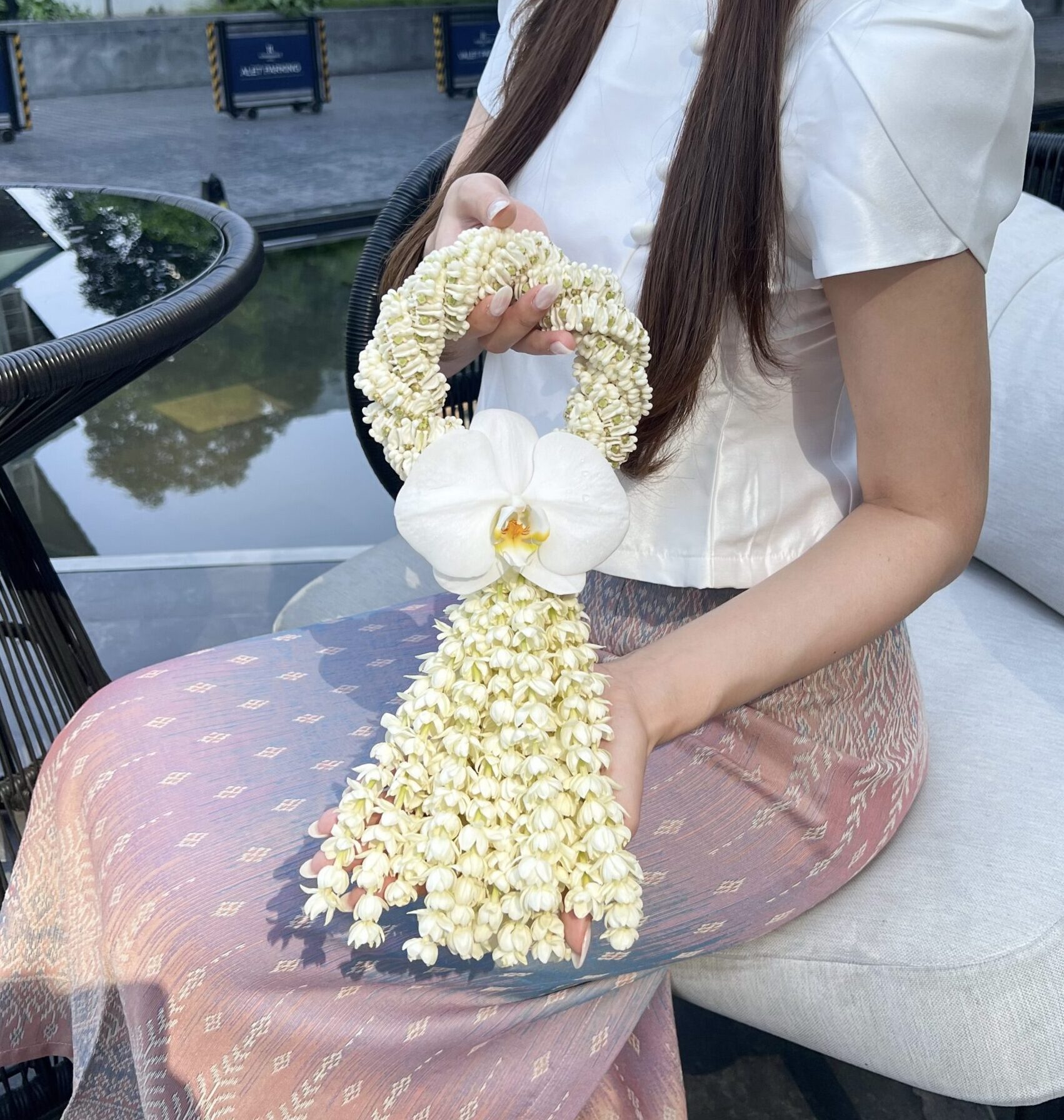 พวงมาลัยดอกไม้ พวงมาลัยสงกรานต์
